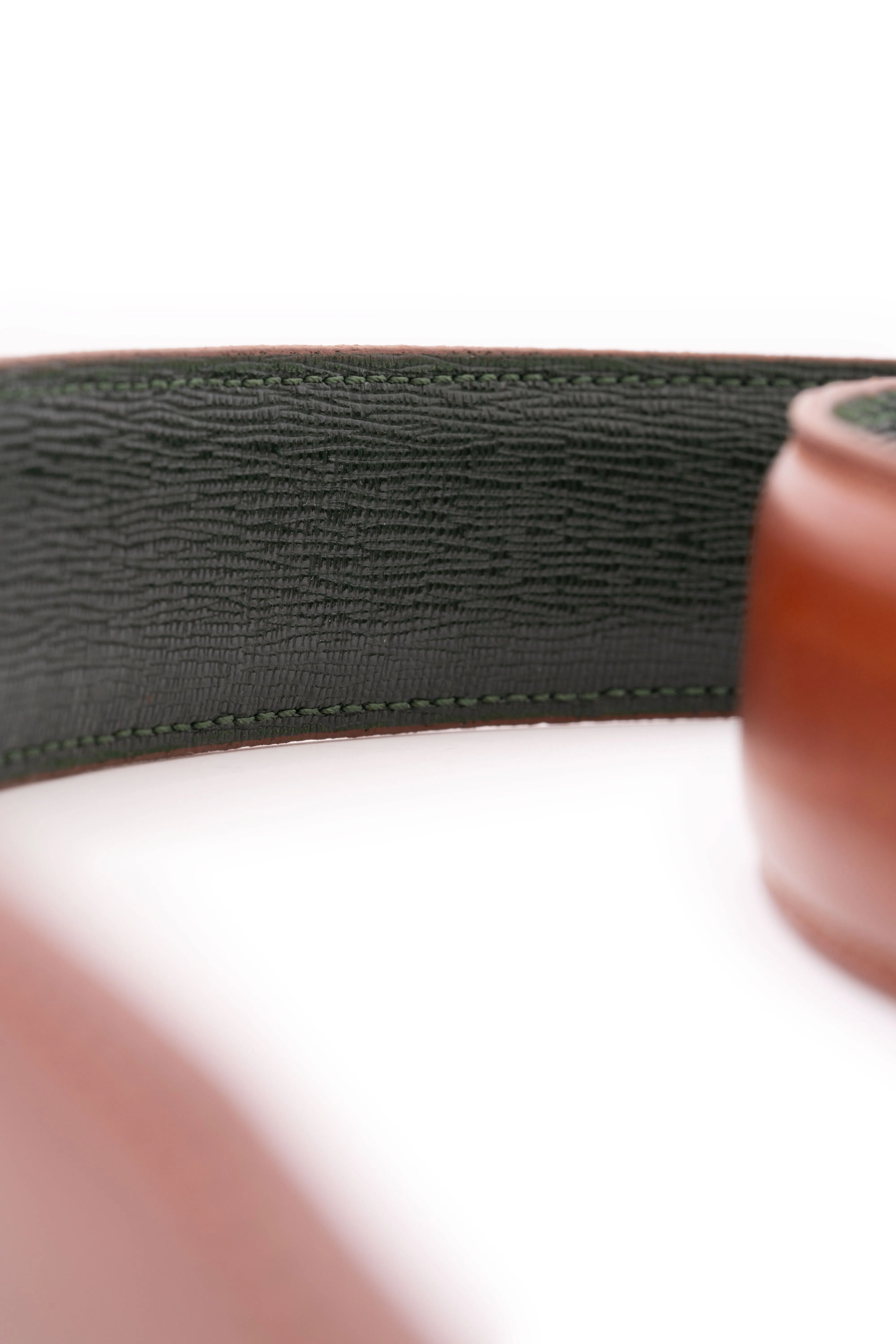 Medium Brown Vegetable Tanned Leather Belt